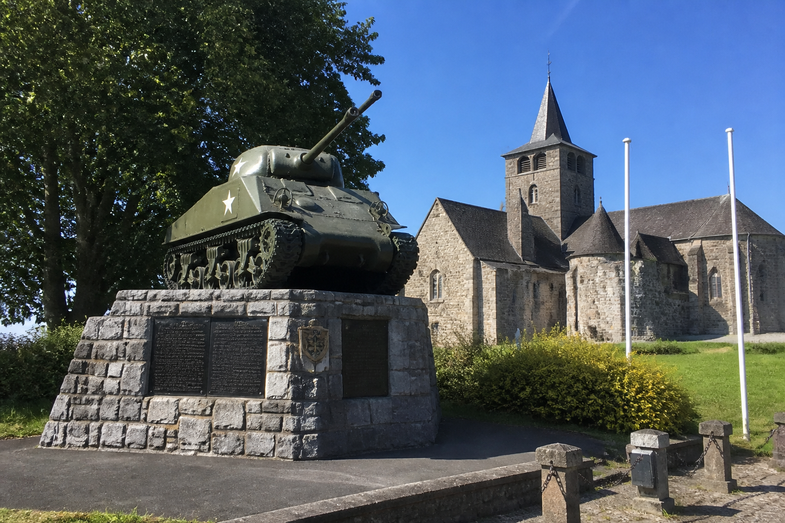 Monumenten langs Maczekroute